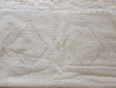 Handmade Cream Wool Moroccan Rug, Minimalist Berber Shag Rug